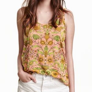 H&M Floral Tunic Style Tank